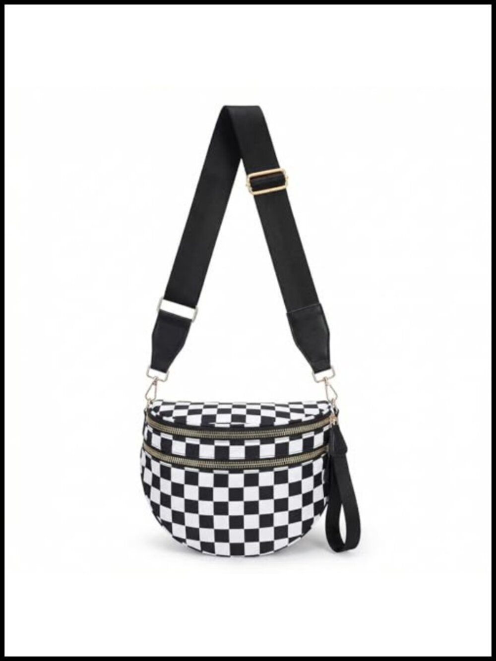 Nylon Crossbody Bag Water Resistant Adjustable Strap Travel Large